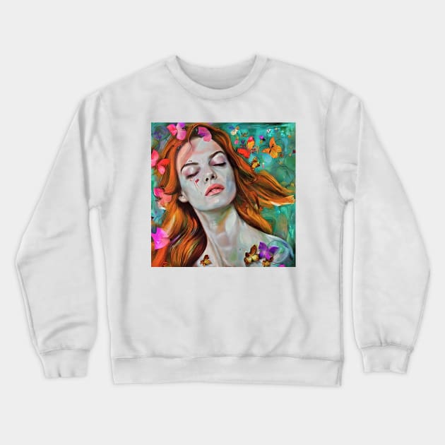 summer fantasy with  Michelle Crewneck Sweatshirt by bogfl